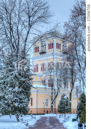 Tower of Rumyantsev-Paskevich Palace in winter Tower of Rumyantsev-Paskevich Palace in winter 37006706