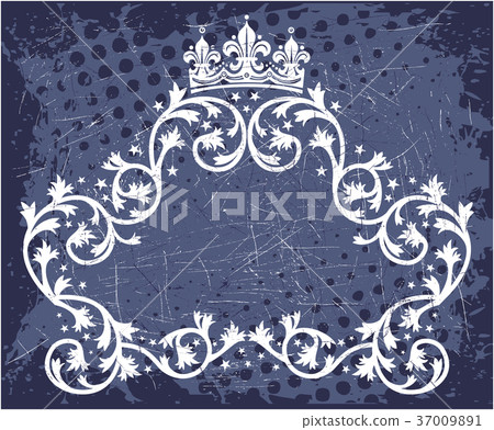 Decorative frame with crown 37009891