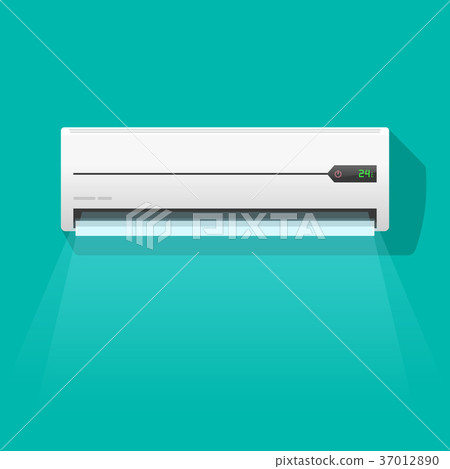 Air conditioner vector illustration isolated on - Stock Illustration ...