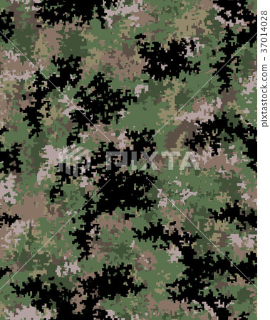 Digital fashionable camouflage pattern Digital fashionable camouflage pattern 37014028
