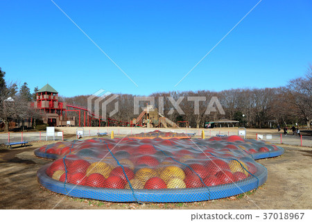 船橋安徒生公園的One Pakuboru島，One Paku城堡，Juem Tower（12月）千葉縣船橋市 37018967