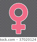 Woman symbol. Female vector sign illustration. 37020124