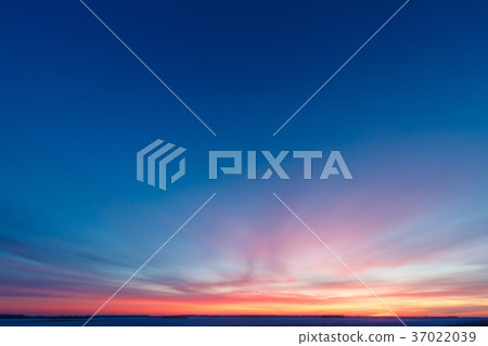 Natural Sunset Sunrise Over Field Or Meadow Natural Sunset Sunrise Over Field Or Meadow 37022039
