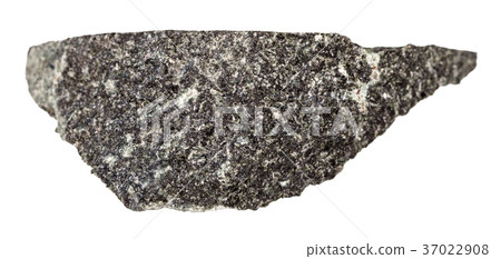 rough dolerite (diabase) stone isolated on white rough dolerite (diabase) stone isolated on white 37022908