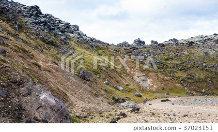 mountain walls of Graenagil canyon in Iceland 37023151
