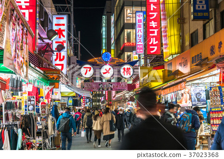 "Tokyo" Ameyoko shopping district "Tokyo" Ameyoko shopping district 37023368