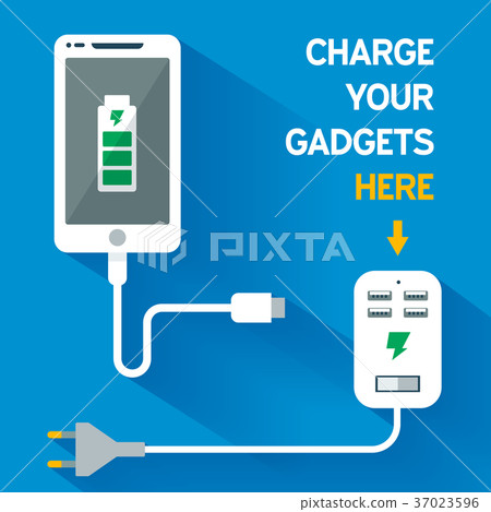 Phone Charging Icon Phone Charging Icon 37023596