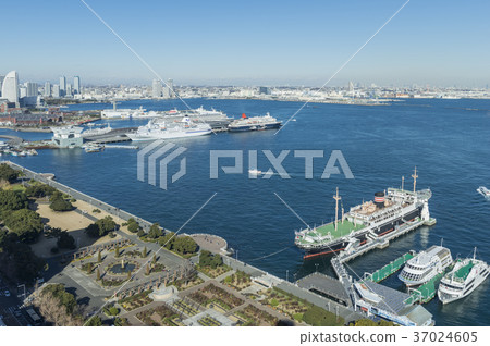 橫濱港的視圖 橫濱港的視圖 37024605