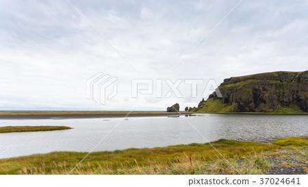 atlantic shore in Vik I Myrdal village in Iceland atlantic shore in Vik I Myrdal village in Iceland 37024641