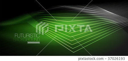 Straight neon lines 37026193
