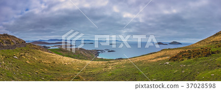 Ring of Kerry landscape panorama 37028598