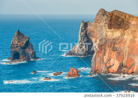 Cliffs at Ponta de Sao Lourenco, Madeira, Portugal 37028916