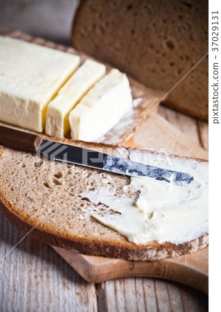 fresh rye bread and butter fresh rye bread and butter 37029131