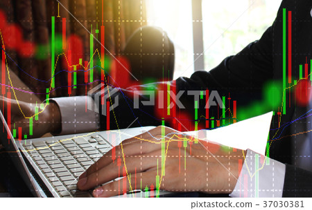 businessman using the laptop businessman using the laptop 37030381