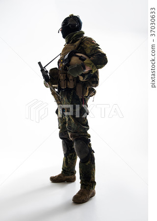 Serious peacemaker speaking by digital device Serious peacemaker speaking by digital device 37030633