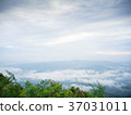 Beautiful cloudy weather in mountains 37031011