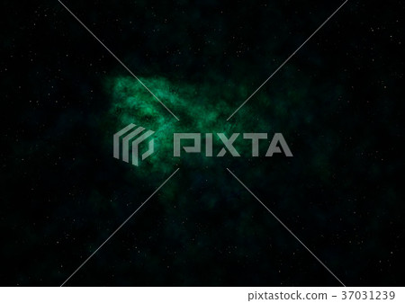 Star field in space and a nebulae Star field in space and a nebulae 37031239