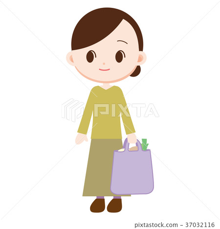 Aunt in the supermarket Aunt in the supermarket 37032116
