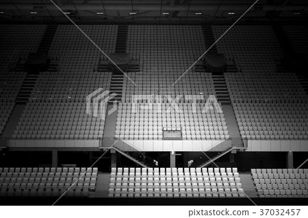 White seats in the large stadium White seats in the large stadium 37032457