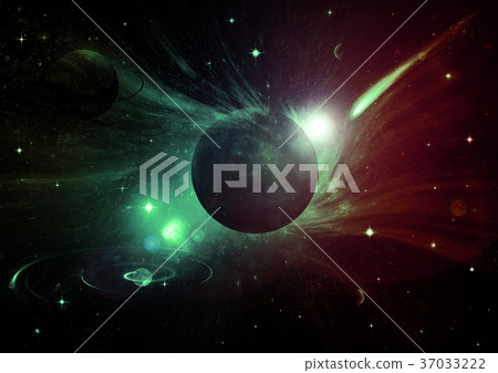 galaxy in a free space 37033222