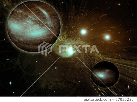 galaxy in a free space 37033283