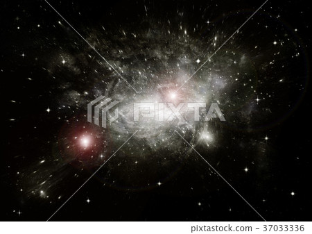 galaxy in a free space 37033336