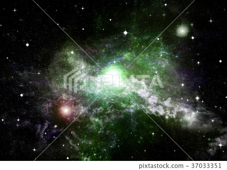 galaxy in a free space 37033351