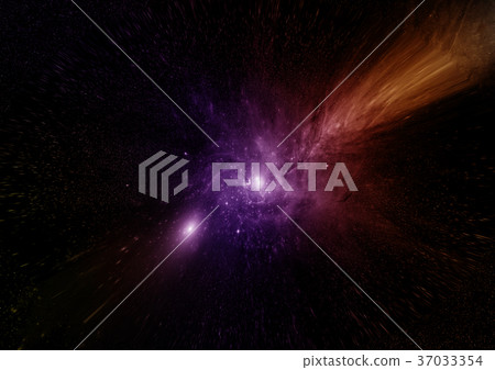 galaxy in a free space 37033354