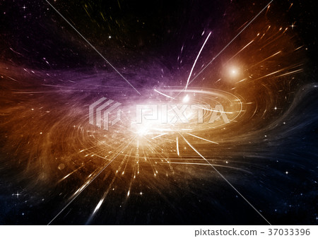 galaxy in a free space 37033396
