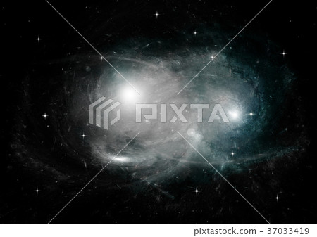 galaxy in a free space 37033419