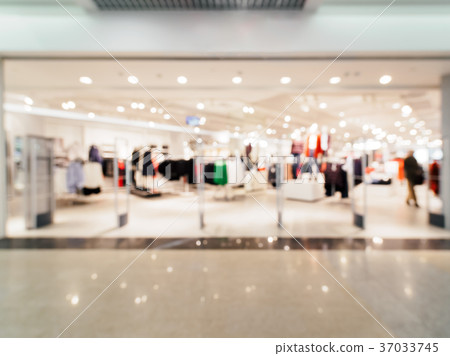 Shopping mall blur background 37033745