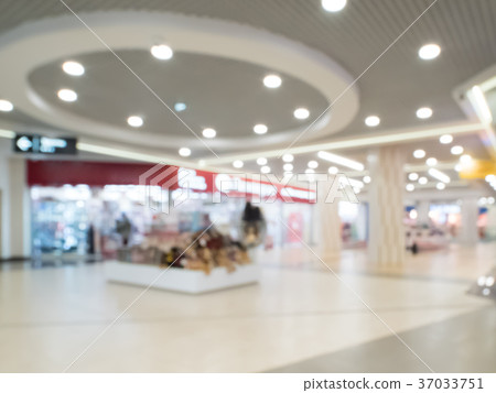 Shopping mall blur background 37033751