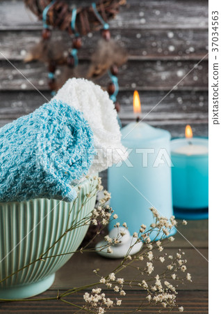 SPA with dream catcher, towels SPA with dream catcher, towels 37034563