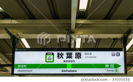 Yamanote Line Station Name Akihabara Station Yamanote Line Station Name Akihabara Station 37035058