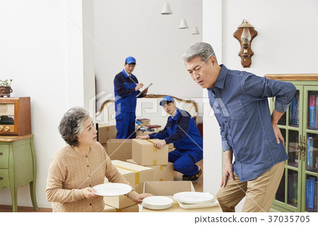 主任，老夫妻，工人，韓國人 37035705