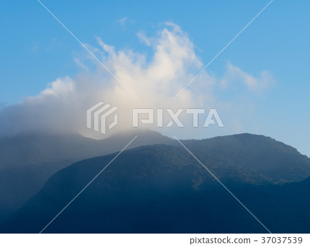 薄霧下的大屯山 薄霧下的大屯山 37037539