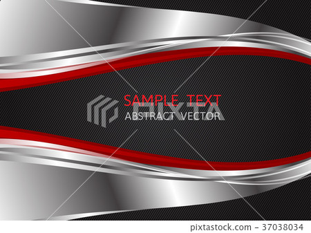 Silver, Red and Black color, abstract vector - Stock Illustration ...