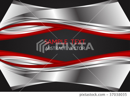Silver, Red and Black color, abstract vector - Stock Illustration ...