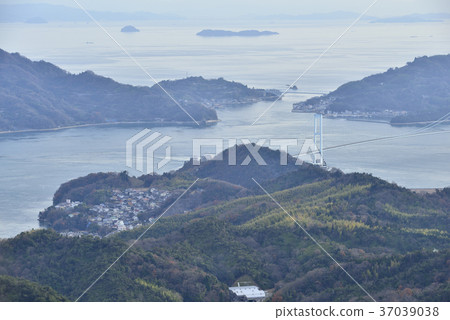 [Kure City, Hiroshima Prefecture] Seto Inland Sea from Mt. Noro 37039038