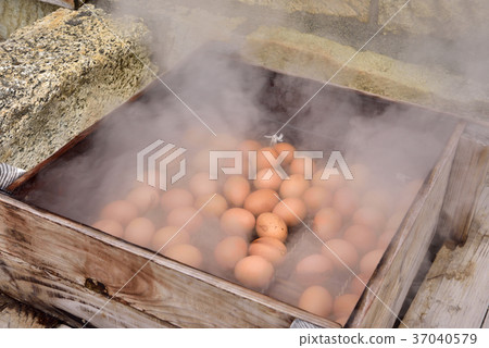 溫泉蛋溫泉區風景溫泉旅遊山川沙灘溫泉 37040579