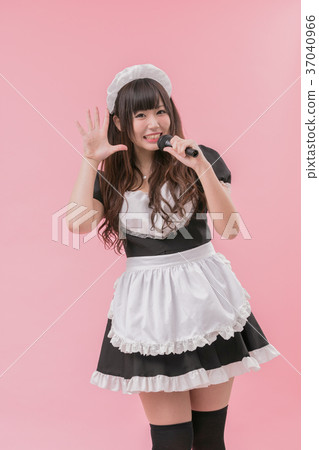 黑人女僕cosplay唱歌 黑人女僕cosplay唱歌 37040966