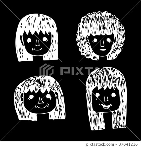 People face cartoon icon 37041210