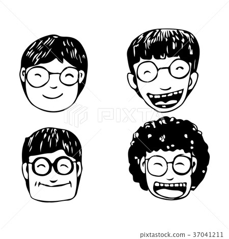 People face cartoon icon 37041211