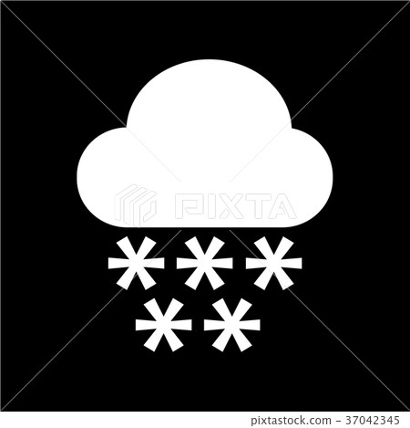 Cloud rain icon 37042345