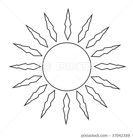 sun icon 37042389