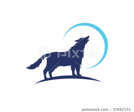 Wolf Logo Template vector 37042532