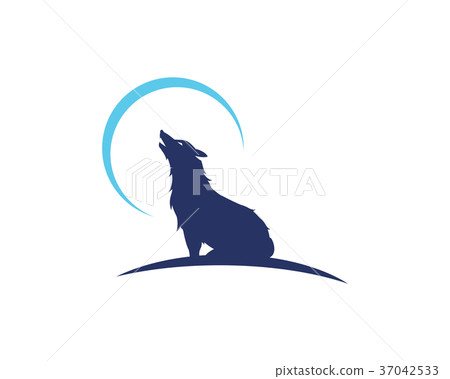 Wolf Logo Template vector 37042533