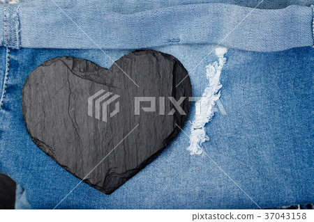 Denim. Jeans texture background. Valentine Day 37043158