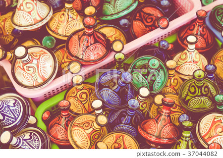 Tajines in the market, Marrakesh,Morocco 37044082