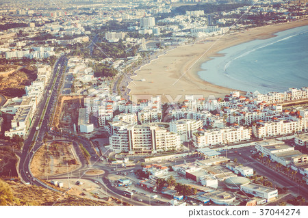 Agadir aerial panoramic view from the Agadir 37044274